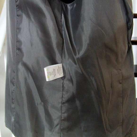 Laura Women Suit Vest Plaid Fully Lined Single Breasted V Neck 16 - Picture 5 of 5